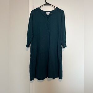 J. Jill Deep Teal Dress